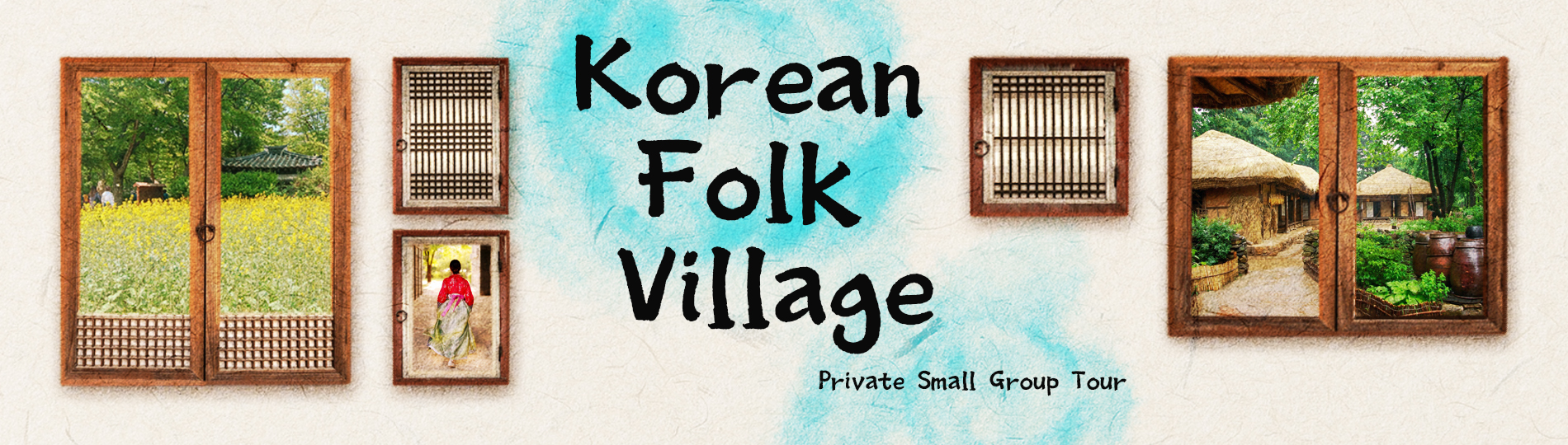 Korean folk village private small group tour